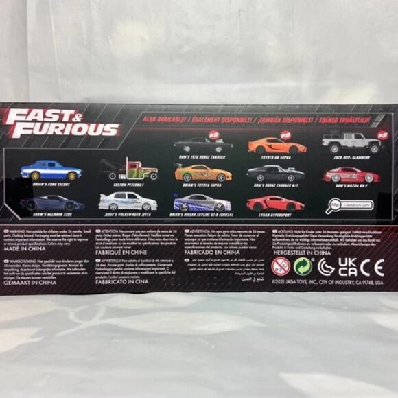 Fast & Furious Dom's Dodge Charger R/T Silver Jada Die-cast 1:24 Model NIP 2022 - Picture 5 of 8